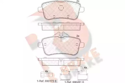 R BRAKE RB2072-066