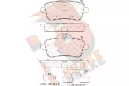 R BRAKE RB2072-067