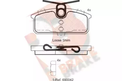 R BRAKE RB2084