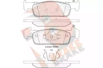 R BRAKE RB2115-202