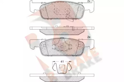 R BRAKE RB2115-208