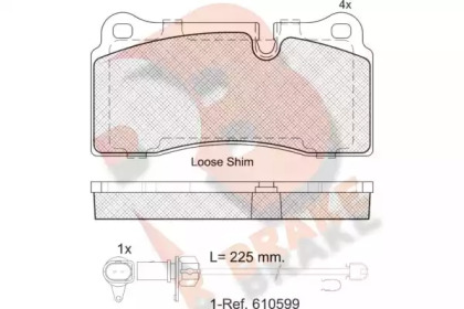 R BRAKE RB2121-203