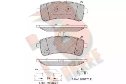 R BRAKE RB2145-202