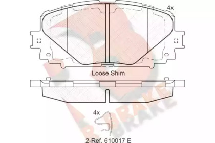 R BRAKE RB2168