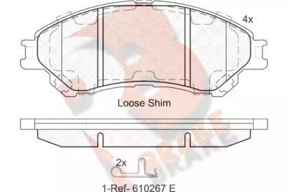 R BRAKE RB2175