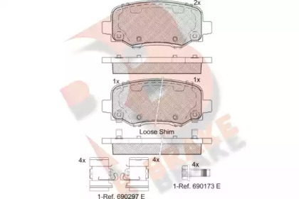 R BRAKE RB2176-203