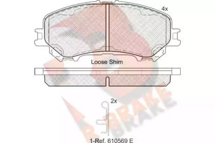 R BRAKE RB2181-200