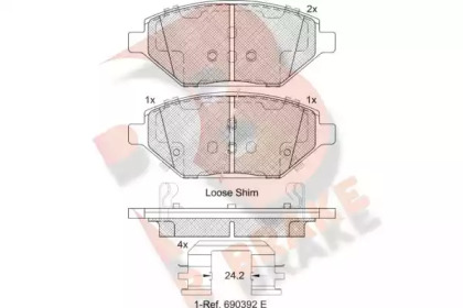 R BRAKE RR2261