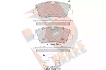 R BRAKE RB2267-204