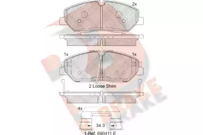 R BRAKE RB2268