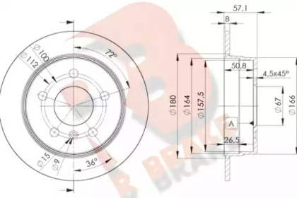 R BRAKE 78RBD20119