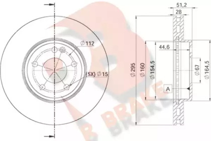 R BRAKE 78RBD20122