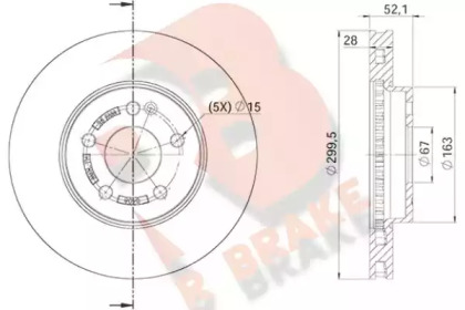 R BRAKE 78RBD20408