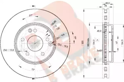 R BRAKE 78RBD20411