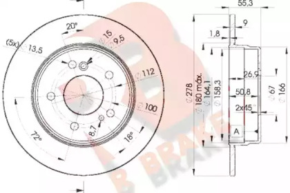 R BRAKE 78RBD20412