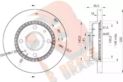 R BRAKE 78RBD20601
