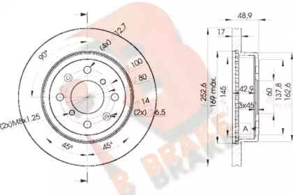 R BRAKE 78RBD20715