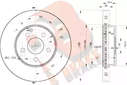 R BRAKE 78RBD20812