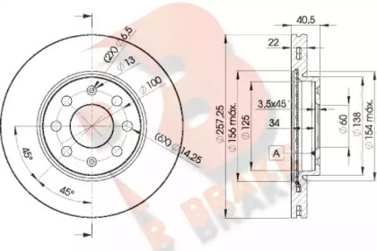 R BRAKE 78RBD20920