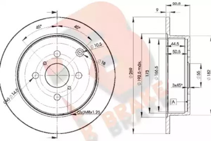 R BRAKE 78RBD21221