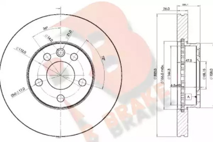 R BRAKE 78RBD21531