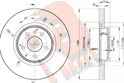 R BRAKE 78RBD21548