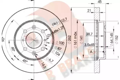 R BRAKE 78RBD21700