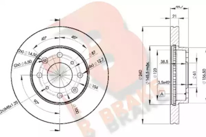 R BRAKE 78RBD21701