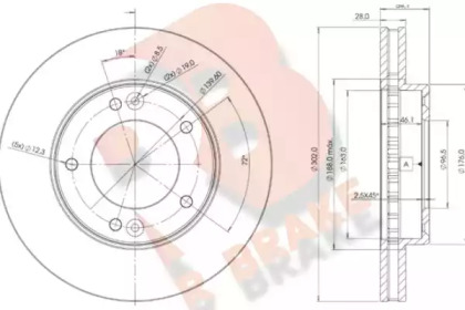 R BRAKE 78RBD21712