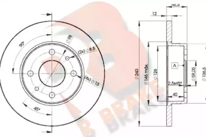 R BRAKE 78RBD21815