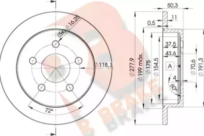 R BRAKE 78RBD22058