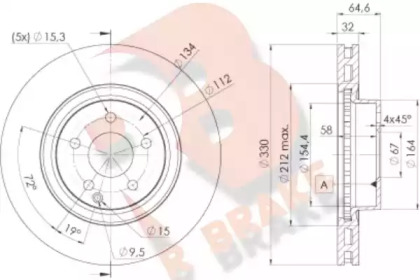 R BRAKE 78RBD22593