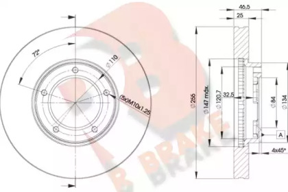 R BRAKE 78RBD22609