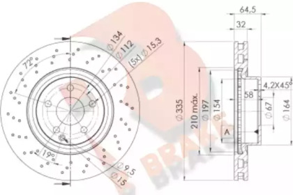 R BRAKE 78RBD23056