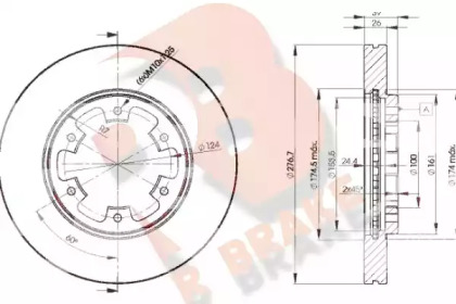 R BRAKE 78RBD23101