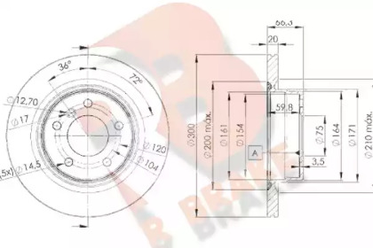 R BRAKE 78RBD23406