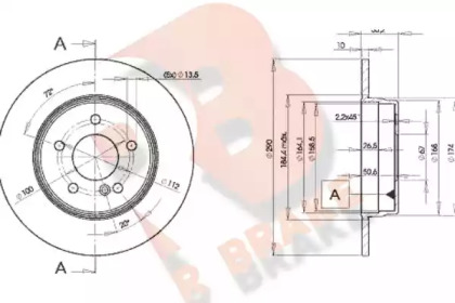 R BRAKE 78RBD23412