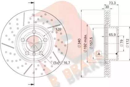 R BRAKE 78RBD23419