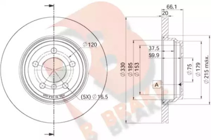 R BRAKE 78RBD23420