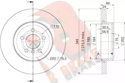 R BRAKE 78RBD23562