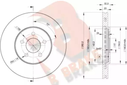 R BRAKE 78RBD24073