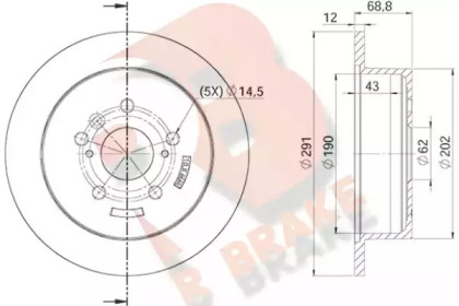 R BRAKE 78RBD24126