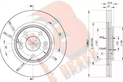 R BRAKE 78RBD24194