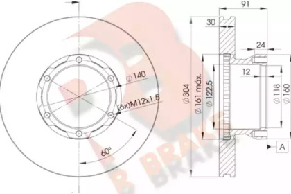 R BRAKE 78RBD14240