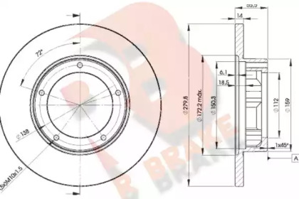 R BRAKE 78RBD24269