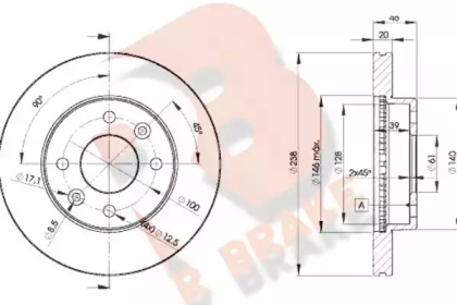 R BRAKE 78RBD24287