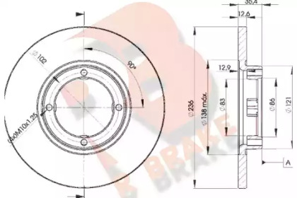 R BRAKE 78RBD24392