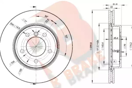 R BRAKE 78RBD24539