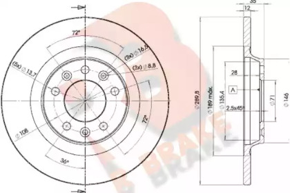 R BRAKE 78RBD24609