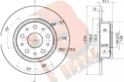 R BRAKE 78RBD24646